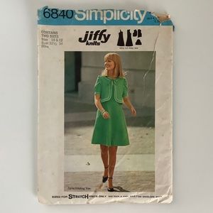 Simplicity 6840 Sewing Pattern